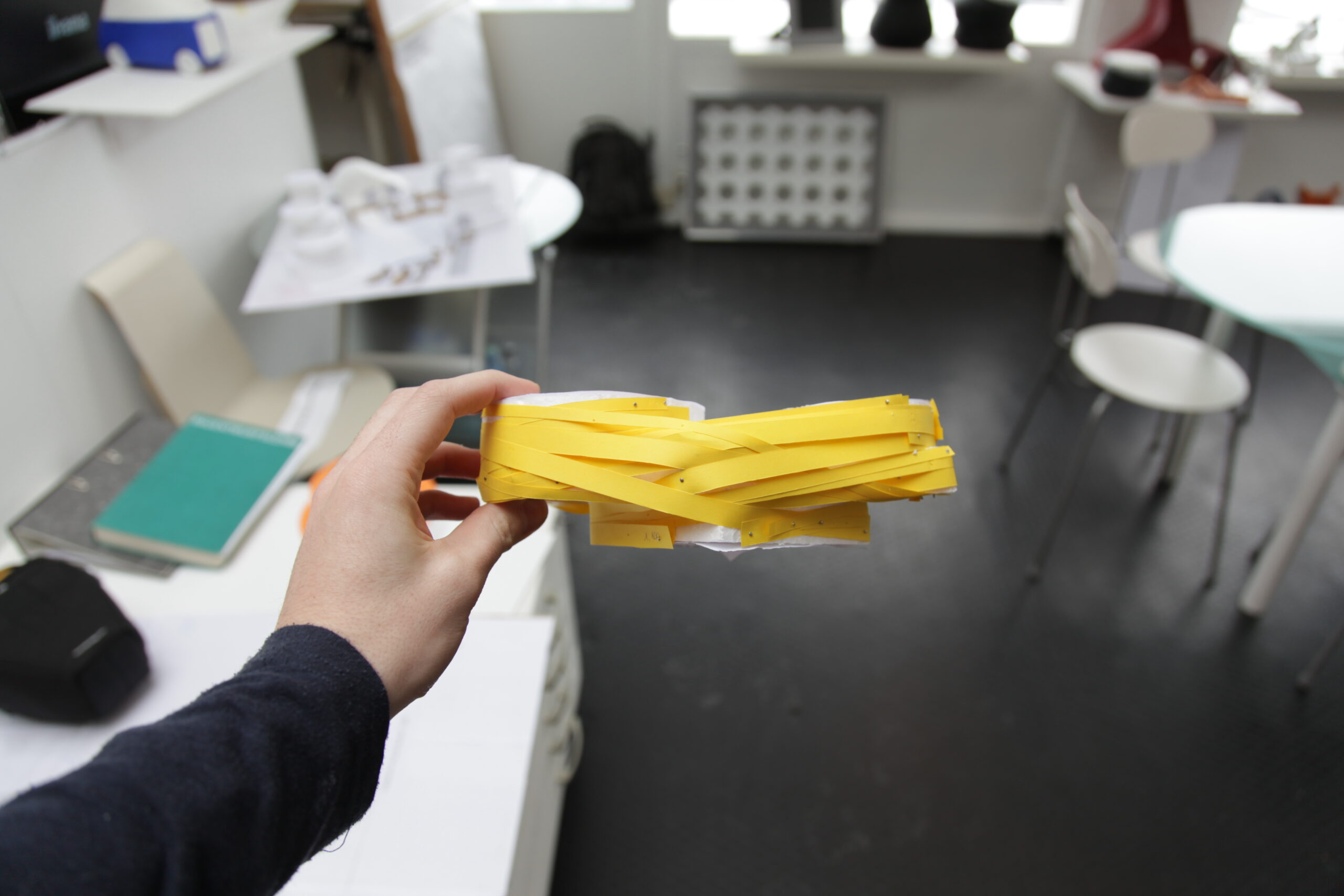 03-Satyendra-Pakhale-working-on-Social-Justice-Center-project-model