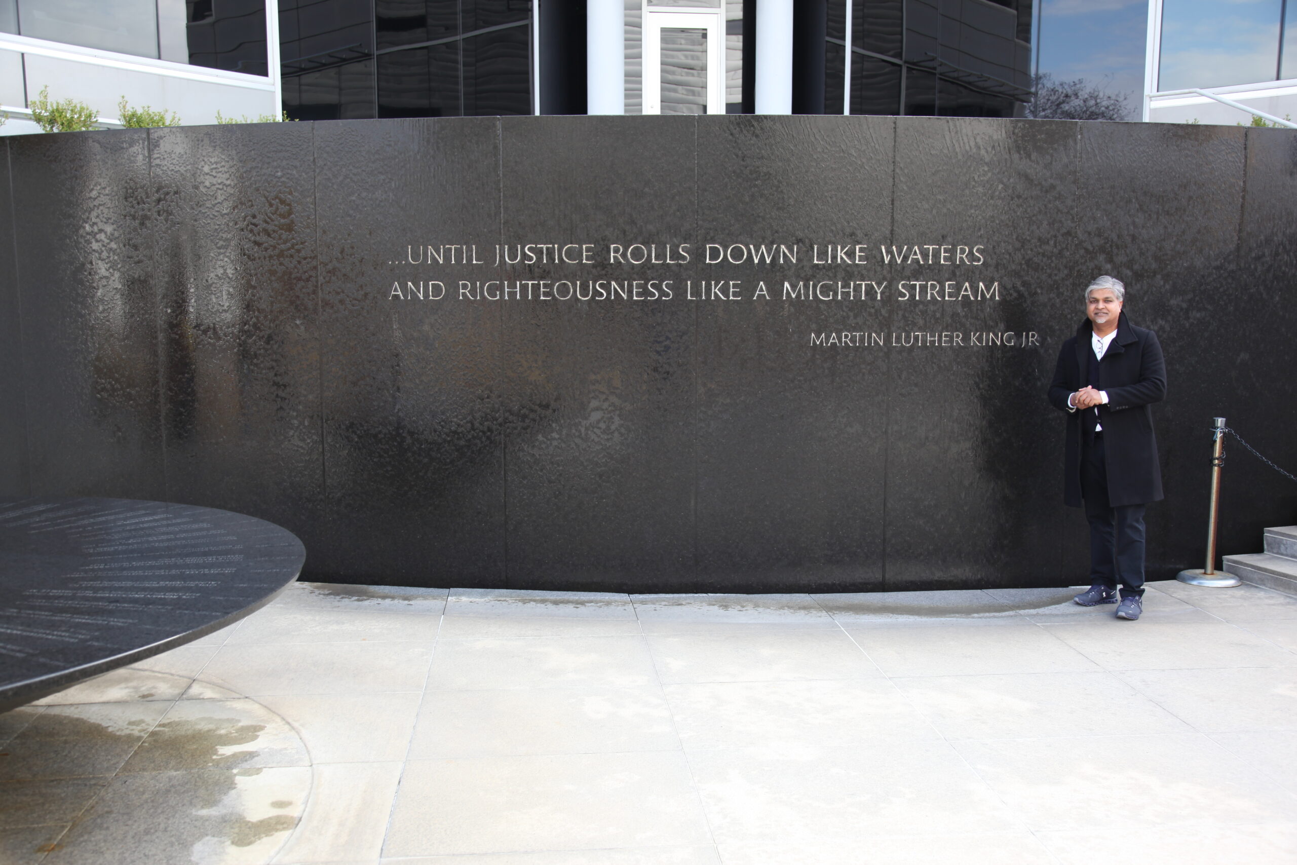 20250222-Satyendra-Pakhale-visited-Civil-Rights-memorial-Montgomery-AL-USA-01